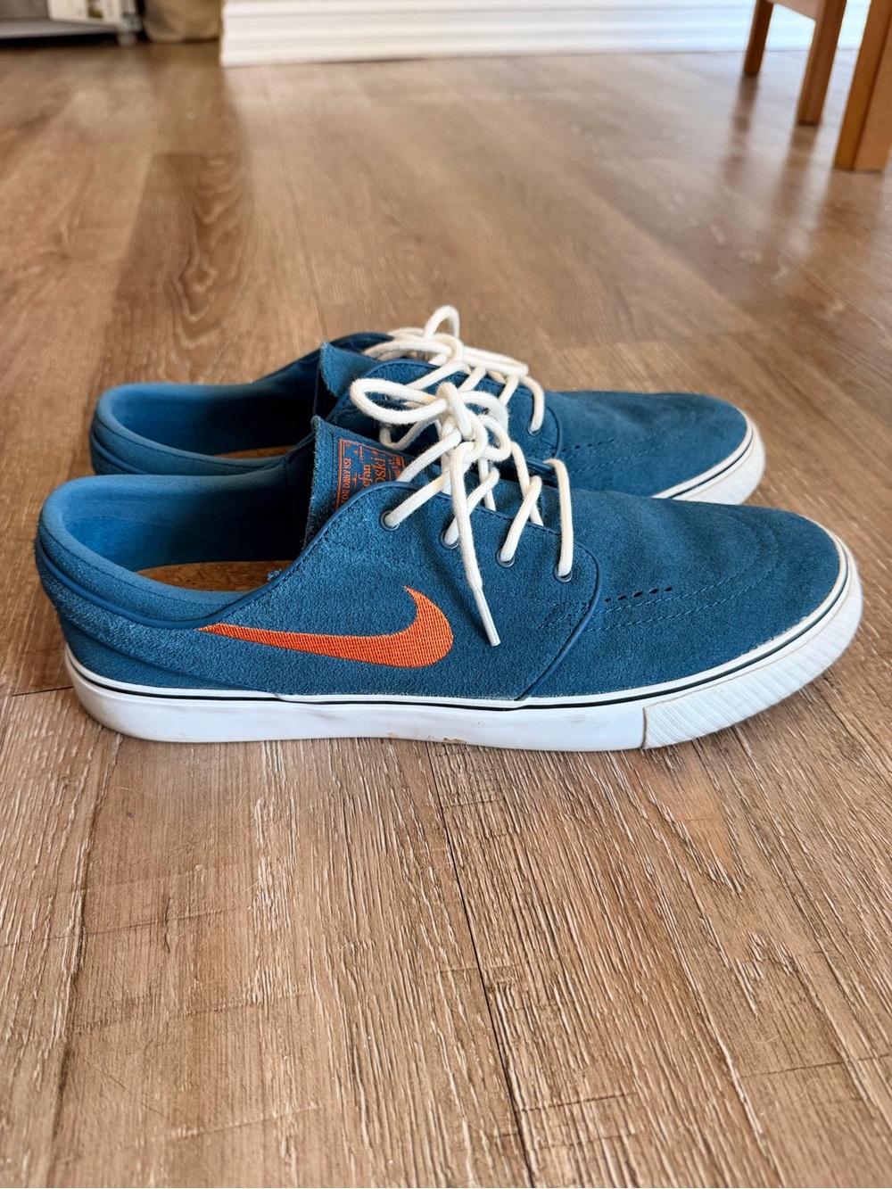 Nike SB Zoom Janoski OG+ in Teal Blue Force/Campfire Orange - 10.5 (M)